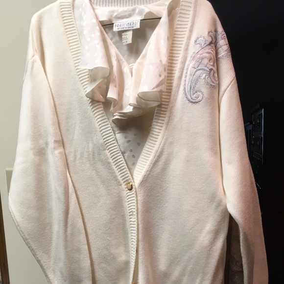 Sweater, Blouse, Skirt Set - Picture 3 of 5